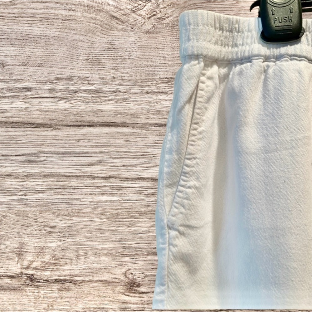 Talbots Easy Drawstring Shorts Size 16w White Lin… - image 3